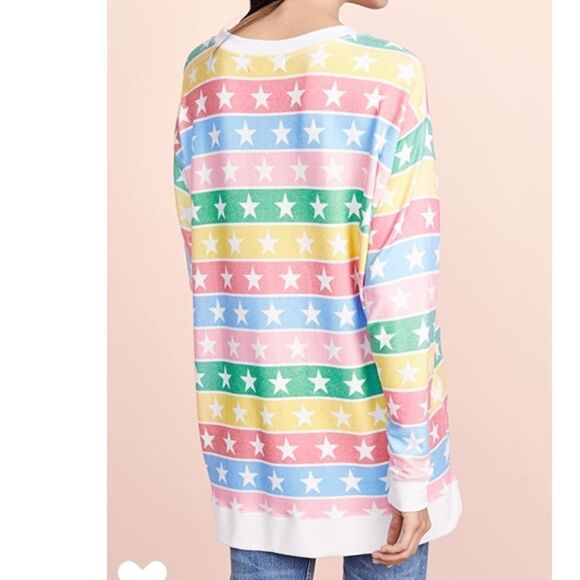 NWT Wildfox Stellar Stripe Roadtrip Sweatshirt - Picture 6 of 10